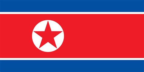 bandeira da coreia do norte para imprimir